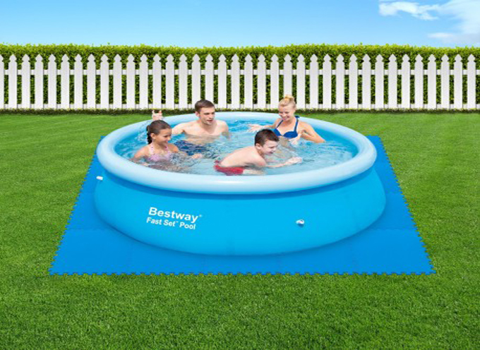 Inflatable Swimming Pool Protector Mat, Pool Pads for Above Ground